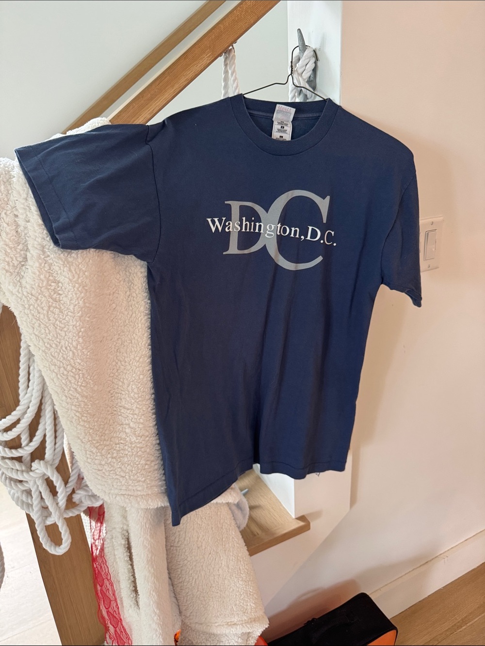 Fruit of the Loom Navy Washington, D.C. Graphic Tee